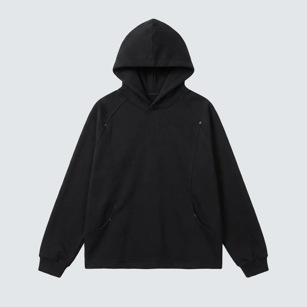 SQUAREFIT™ Rivet Curve Hoodie