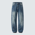 SQUAREFIT™ Structured Seam Wide-Leg Jeans